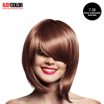 Tinta para Cabelo KayColor 100ml Cor 7.34