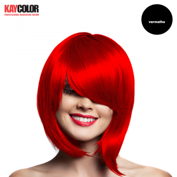 Tinta para Cabelo KayColor 100ml Cor vermelho