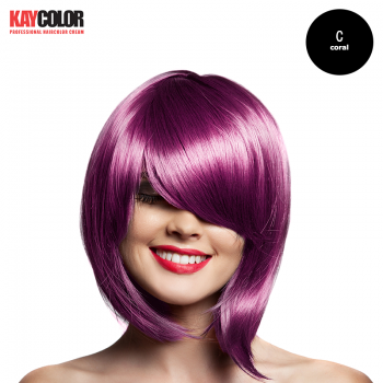 Tinta para Cabelo KayColor 100ml Cor Coral