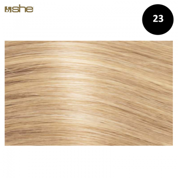 Extensões de Cabelo 100%Natural c/Queratina 40x45cm Liso Cor 23