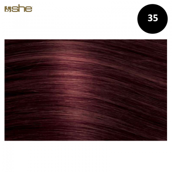 Extensões de Cabelo 100%Natural c/Queratina 65x70cm Liso Cor 35