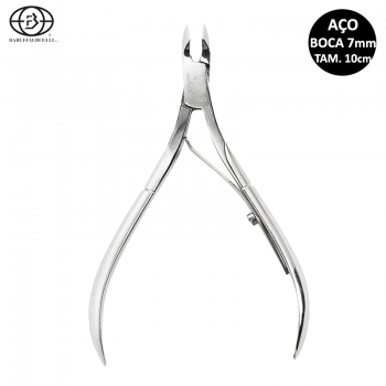  Alicate de Cutículas em Aço Baruffaldi 10cm x 7mm