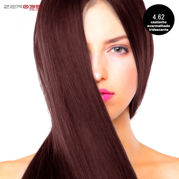 Tinta para Cabelo Zero35 Hair Tech 100ml Cor 4.62