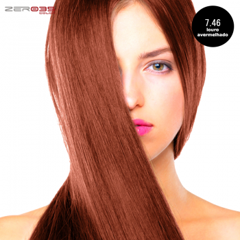 Tinta para Cabelo Zero35 Hair Tech 100ml Cor 7.46