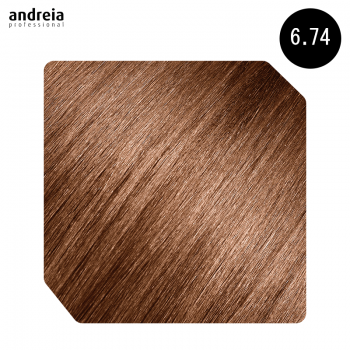 Tinta para Cabelo Andreia 100ml Cor 6.74