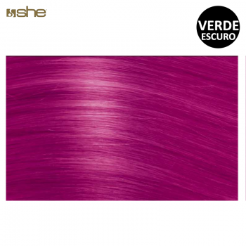 Extensões de Cabelo Fantasia c/Queratina 55x60cm Fuchsia Esc.