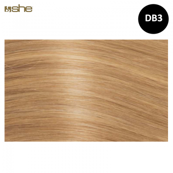 Extensões de Cabelo 100%Natural c/Queratina 55x60cm Liso Cor DB3