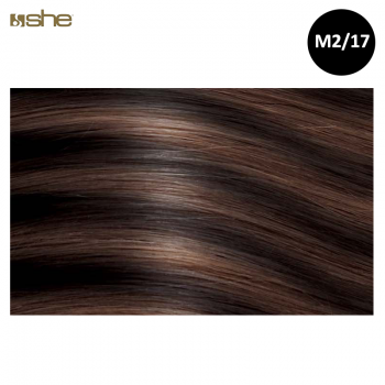 Extensões de Cabelo 100%Natural c/Queratina 40x45cm Liso M2/17