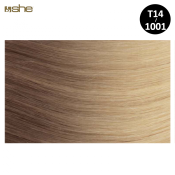 Extensões de Cabelo c/efeito Shatush 40x45cm Liso T14/1001