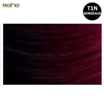 Extensões de Cabelo c/efeito Shatush 55x60cm Liso T1N/BORD