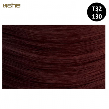 Extensões de Cabelo c/efeito Shatush 40x45cm Liso T32/130