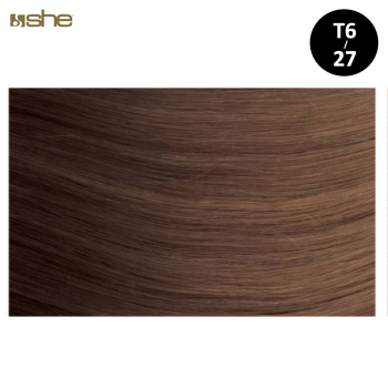 Extensões de Cabelo c/efeito Shatush 40x45cm Liso T6/27