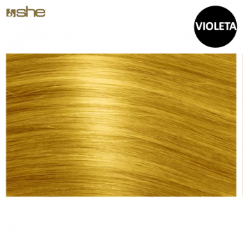 Extensões de Cabelo Fantasia c/Queratina 55x60cm Amarelo