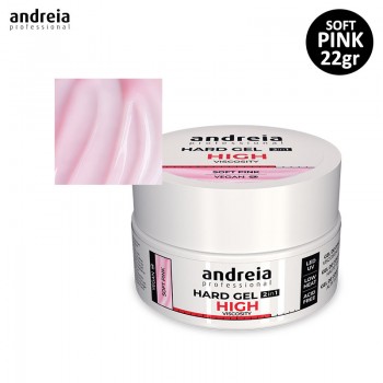 Hard Gel 2 em 1 Rosa Leitoso Andreia 22gr