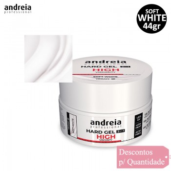 Hard Gel 2 em 1 Branco Leitoso Andreia 44gr