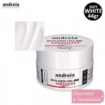 Gel de Construção 3 em 1  Branco Leitoso Andreia 44gr V.Média