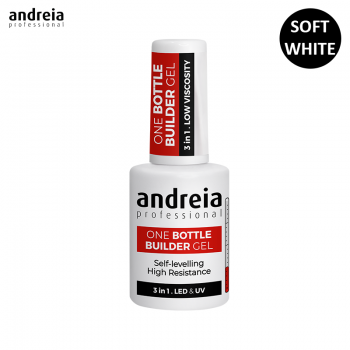 Gel 3 em 1 Bottle Branco Leitoso Andreia 14ml