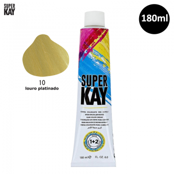 Tinta para Cabelo SuperKay 180ml Cor 10