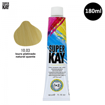 Tinta para Cabelo SuperKay 180ml Cor 10.03