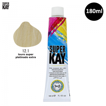 Tinta para Cabelo SuperKay 180ml Cor 12.1