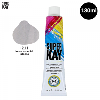 Tinta para Cabelo SuperKay 180ml Cor 12.11