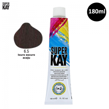 Tinta para Cabelo SuperKay 180ml Cor 6.5