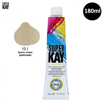 Tinta para Cabelo SuperKay 180ml Cor 10.1