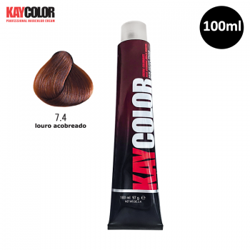 Tinta para Cabelo KayColor 100ml Cor 7.4