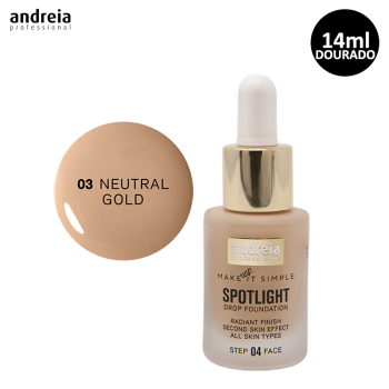 Base de Rosto Líquida Andreia Dourado 14ml