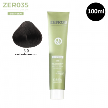 Tinta para Cabelo Zero35 Be Green 100ml Cor 3.0