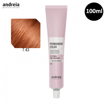 Tinta para Cabelo Andreia 100ml Cor 7.43