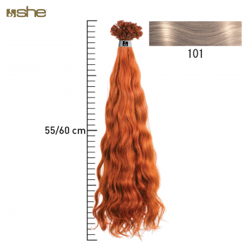 Extensões de Cabelo Natural 55x60cm Ondulado Cor 101