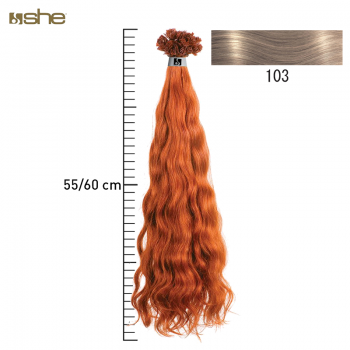 Extensões de Cabelo Natural 55x60cm Ondulado Cor 103