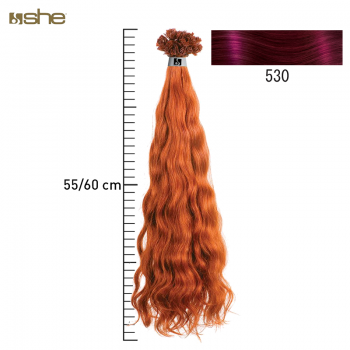 Extensões de Cabelo Natural 55x60cm Ondulado Cor 530