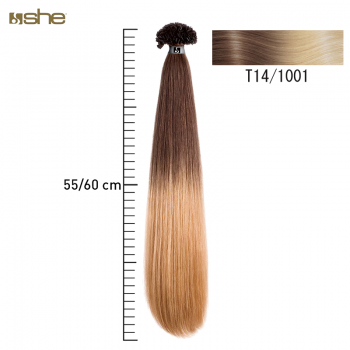 Extensões de Cabelo c/efeito Shatush 55x60cm Liso T14/1001